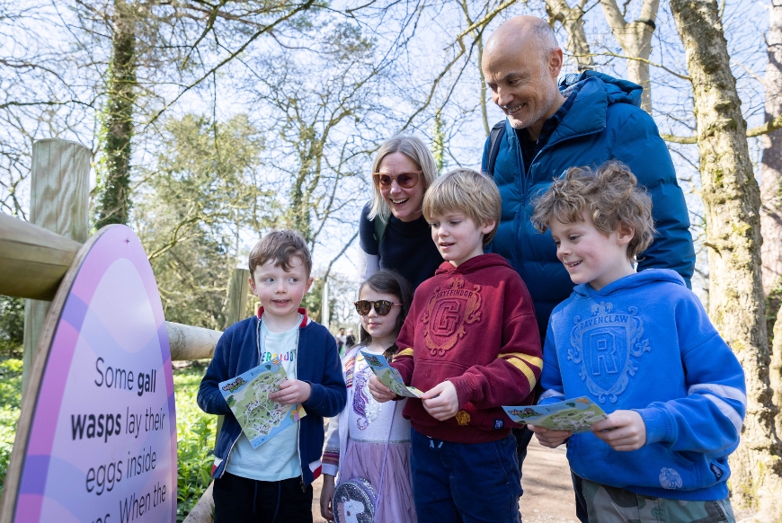 A family at Bristol Zoo Project